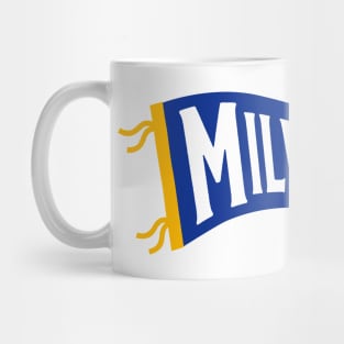 Milwaukee Pennant White Mug